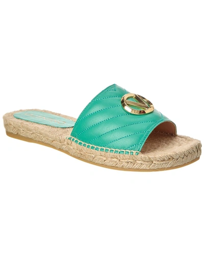 Shop Valentino By Mario Valentino Clavel Leather Sandal In Blue
