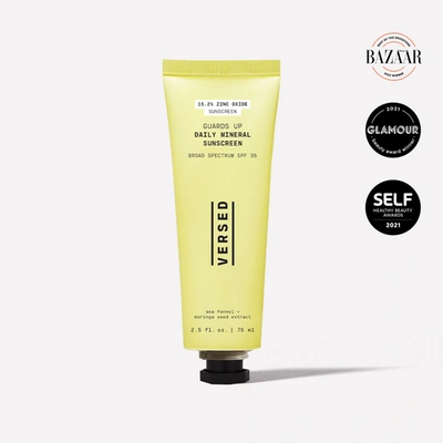 Versed Guards Up Daily Mineral Sunscreen Broad Spectrum Spf 35