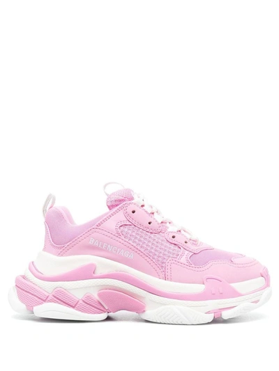 Shop Balenciaga Sneakers In L.pink/wh