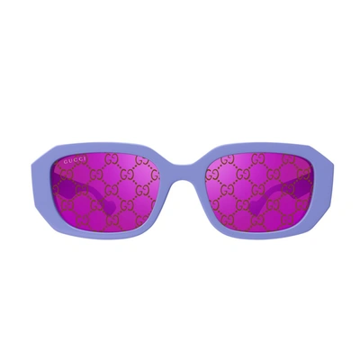 Shop Gucci Gg1535s Linea Gg Logo Sunglasses