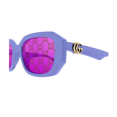 Shop Gucci Gg1535s Linea Gg Logo Sunglasses