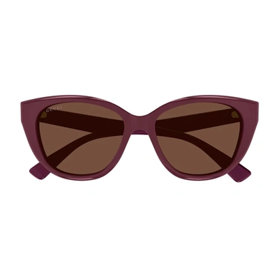 Shop Gucci Gg1588s Linea Lettering Sunglasses