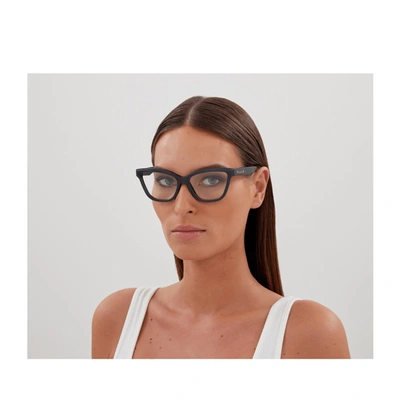 Shop Gucci Gg1589o Linea Lettering Eyeglasses