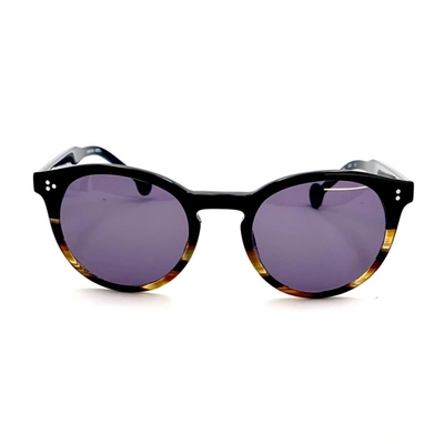 Shop Hally & Son Hs607s Sunglasses In Black