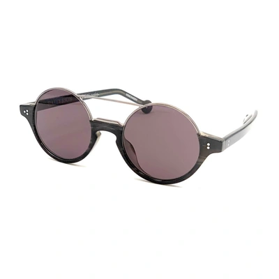 Shop Hally & Son Hs634 Sunglasses In Gray
