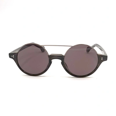 Shop Hally & Son Hs634 Sunglasses In Gray