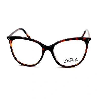 Shop Hally & Son Hs642 Eyeglasses In Black