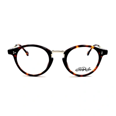 Shop Hally & Son Hs664 Eyeglasses In Havana