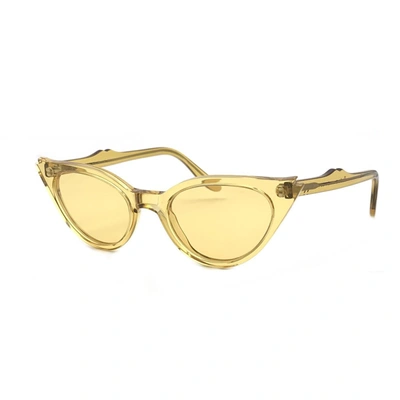 Shop Illesteva Isabella Sunglasses In Yellow