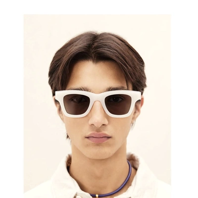 Shop Jacquemus Les Lunettes Nocio Multi Beige Sunglasses