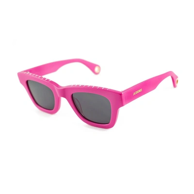 Shop Jacquemus Les Lunettes Nocio Pink Sunglasses