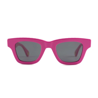 Shop Jacquemus Les Lunettes Nocio Pink Sunglasses