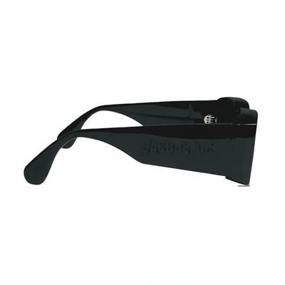 Shop Jacquemus Les Lunettes Tupi Multi Black Sunglasses