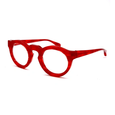 Shop Jacques Durand Paques L106 Eyeglasses In Red