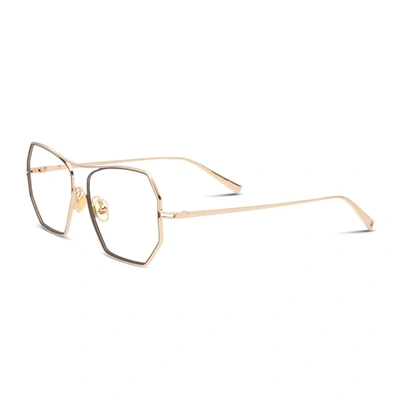 Shop Kreuzbergkinder Annie Eyeglasses In Gold