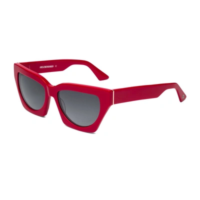 Shop Kreuzbergkinder Max Sunglasses In Red
