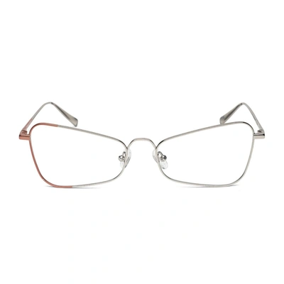 Shop Kreuzbergkinder Mina Eyeglasses In Silver