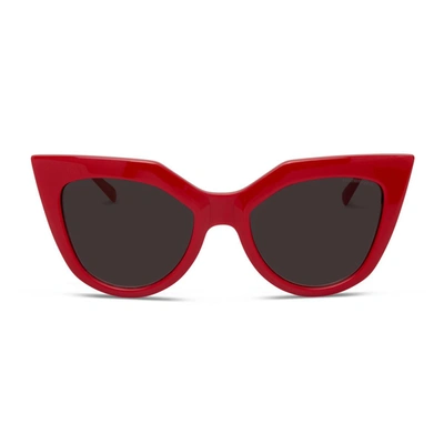 Shop Kreuzbergkinder Venus Sunglasses In Red