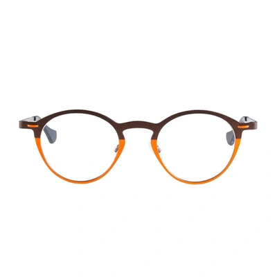 Shop Matttew Mango Eyeglasses In Brown