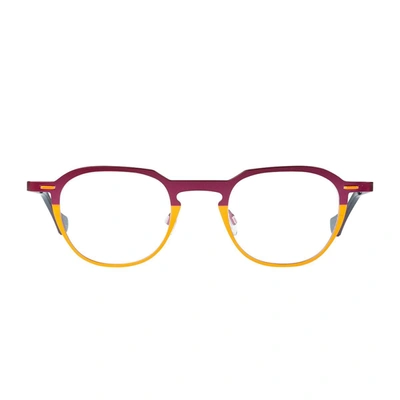 Shop Matttew Papaya Eyeglasses In Red