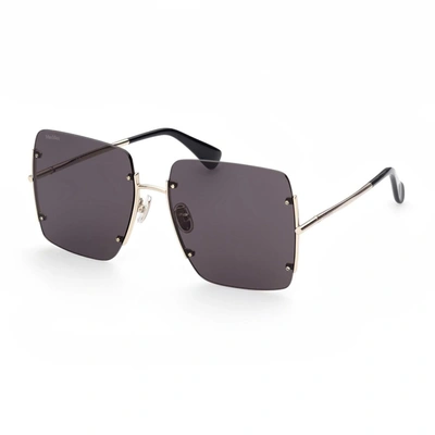 Shop Max Mara Mm0002-h Sunglasses In Gold