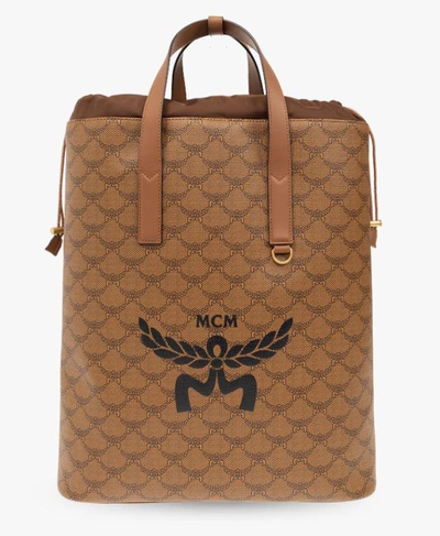 Shop Mcm "himmel Lauretos" Backpack In Brown