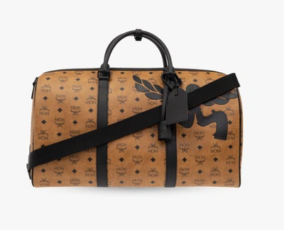 Shop Mcm "ottomar" Travel - Shoulder Bag In Brown