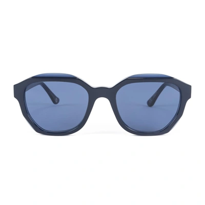 Shop Mondelliani Gran Carrè Sunglasses In Blue