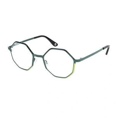 Shop Mondelliani Otto Eyeglasses In Green