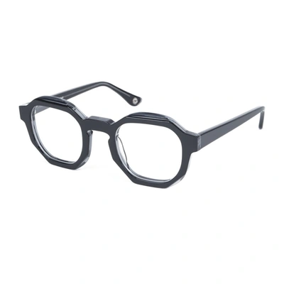 Shop Mondelliani Octogone Eyeglasses In Black