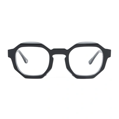 Shop Mondelliani Octogone Eyeglasses In Black