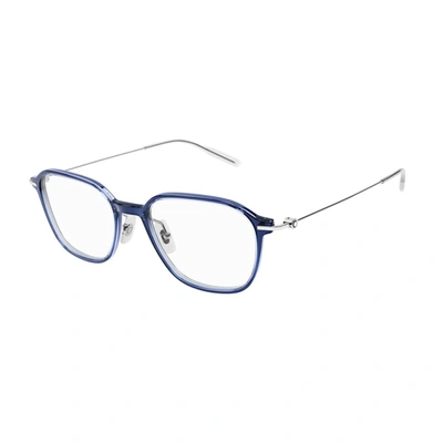 Shop Montblanc Mb0207o Linea Established Eyeglasses