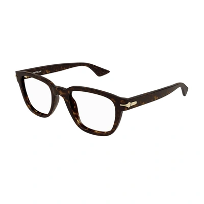 Shop Montblanc Mb0305o Linea Nib Eyeglasses