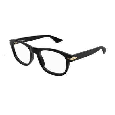 Shop Montblanc Mb0306o Linea Nib Eyeglasses