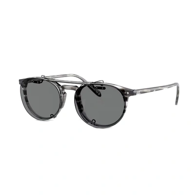 Shop Oliver Peoples Ov5004c - Riley-r Flip-up Clip Sunglasses