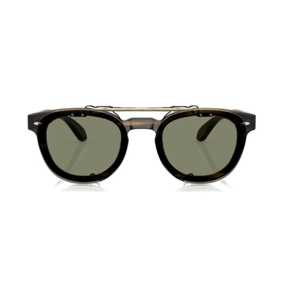 Shop Oliver Peoples Ov5036c - Sheldrake Flip-up Clip-on Sunglasses