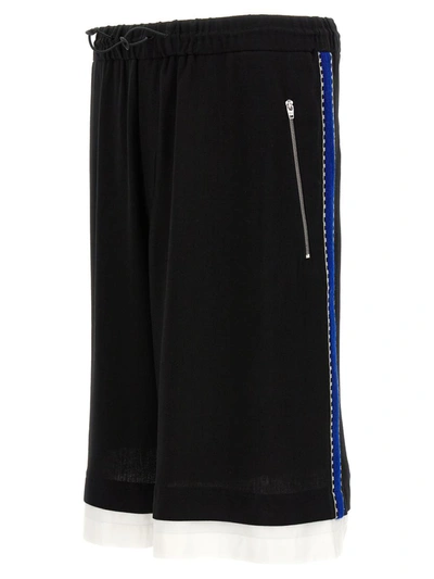 Shop Wales Bonner 'revelation' Bermuda Shorts In Black