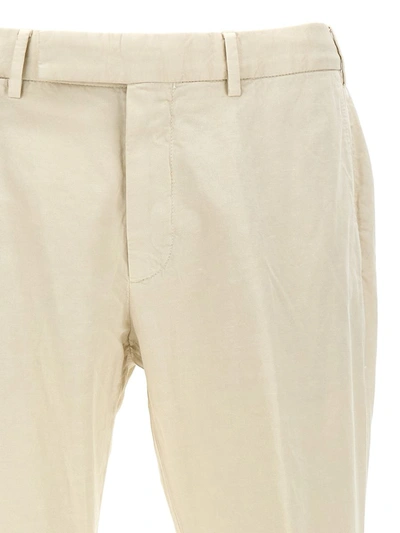 Shop Zegna Chinos In White
