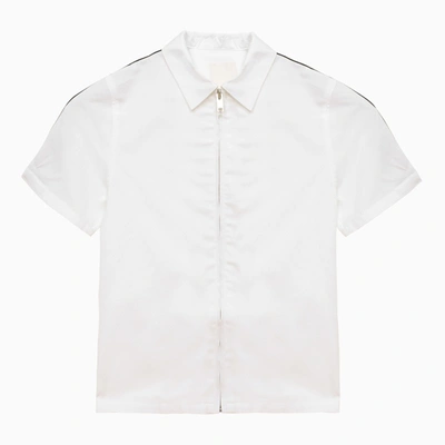 Shop Givenchy White Cotton Shirt With Zip