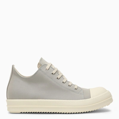 Shop Drkshdw Lido Low Pearl Grey Canvas Sneakers In White