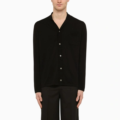 Shop Drumohr | Black Cotton Shirt