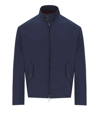 Shop Baracuta G4  Cloth Navy Blue Bomber Jacket