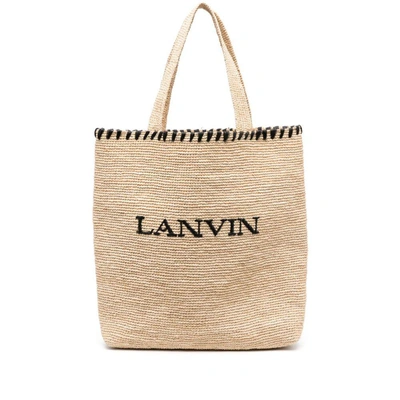 Shop Lanvin Bags In Neutrals