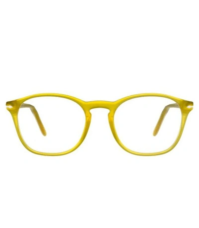 Shop Persol Po3007v Miele Limited Edition Eyeglasses In Yellow