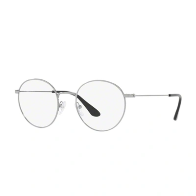 Shop Prada Pr64tv Eyeglasses In Silver
