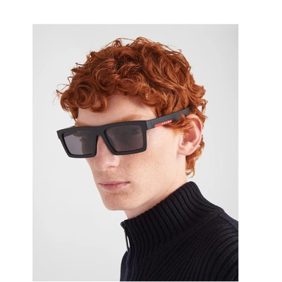 Shop Prada Ps02zsu Impavid Sunglasses