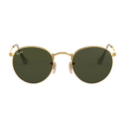 Shop Ray Ban Ray-ban  Rb3447 - Round Metal Sunglasses