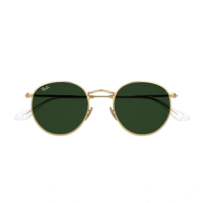 Shop Ray Ban Ray-ban  Rb3447 - Round Metal Sunglasses