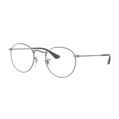Shop Ray Ban Ray-ban  Round Metal Rx 3447v Eyeglasses