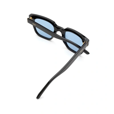 Shop Retrosuperfuture Giusto Azure Black Sunglasses